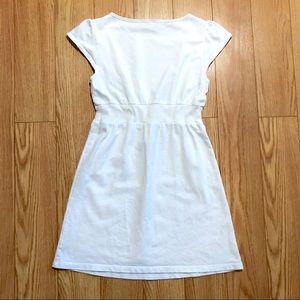 White Cotton Beach Dress